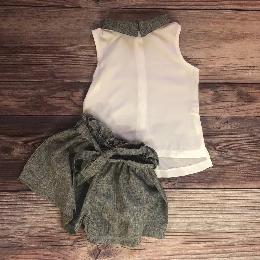 Top and shorts